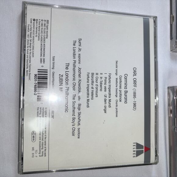 5 Opera Vocal CDs – Maria Callas, Carmina Burana, Aria II, A Garland for Linda, - Picture 9 of 10